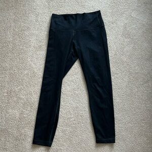 Lululemon Black Snake Print Leggings